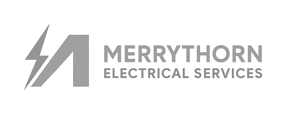 merrythorn electrical ltd logo upscaled transparent light greyscale